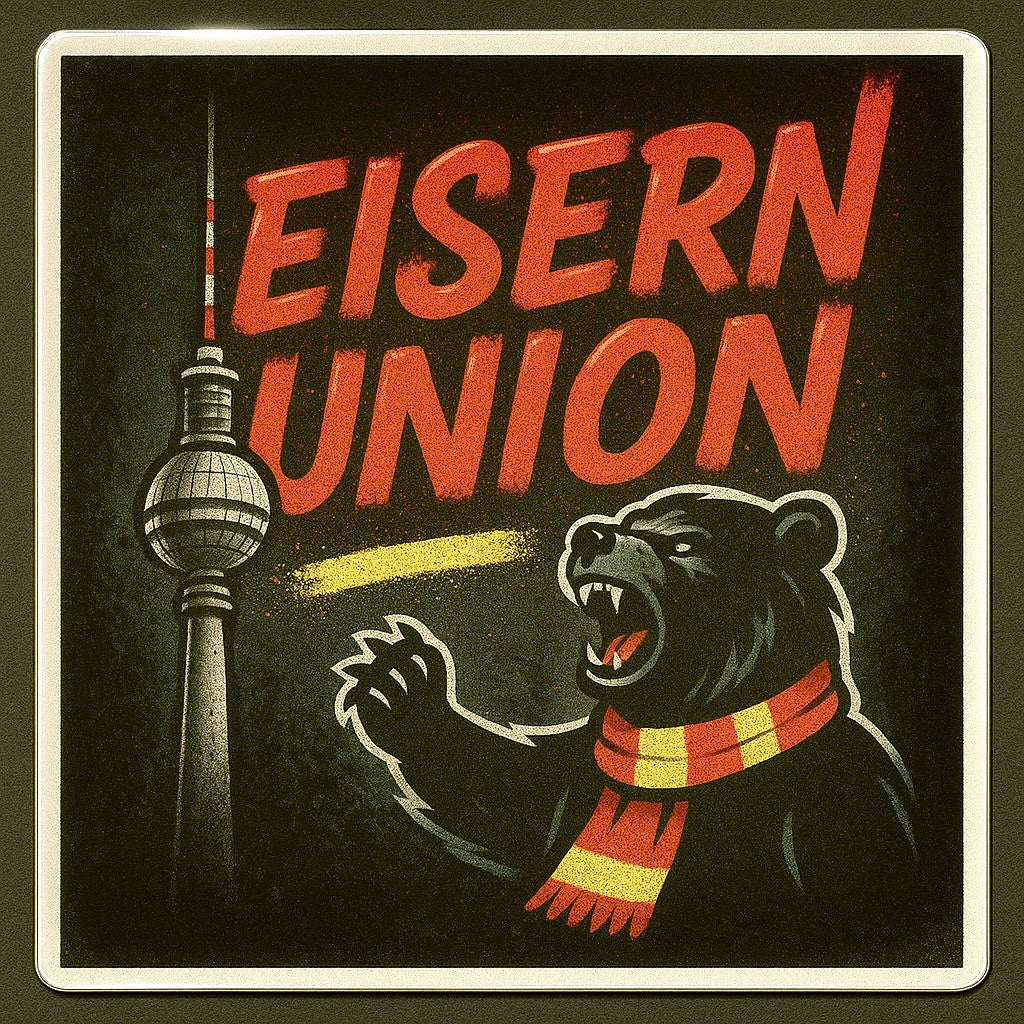 1. FC Union Berlin Sticker _ EISERN UNION Sprayer _ Ladder _ Square